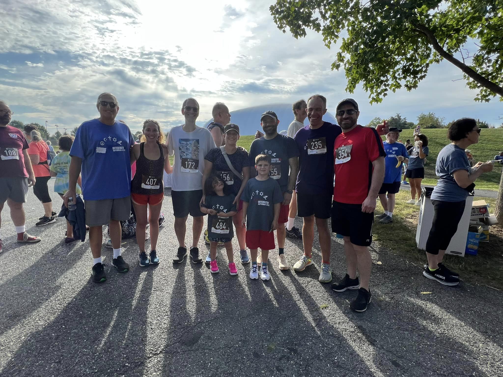 group of smiling runners